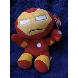 Ty Beanie Babies Marvel Iron Man Plush 7.5” Superhero Collectible